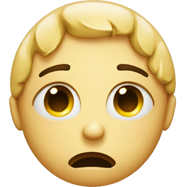 Sad face with tears emoji