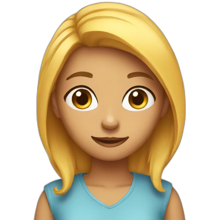 Fille chat emoji