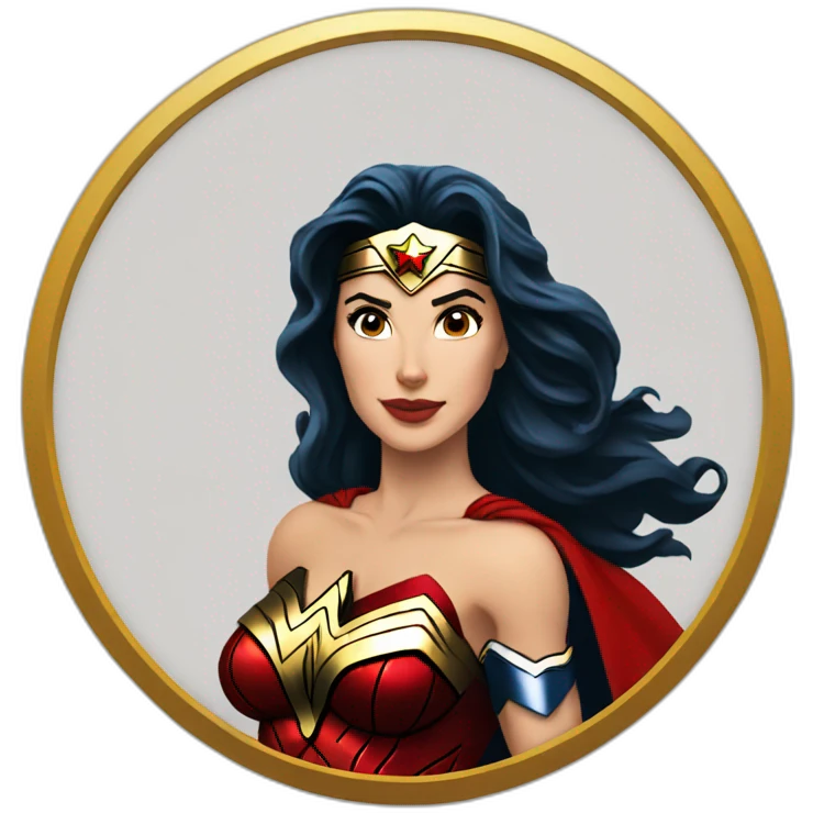 Wonder woman sur Superman emoji