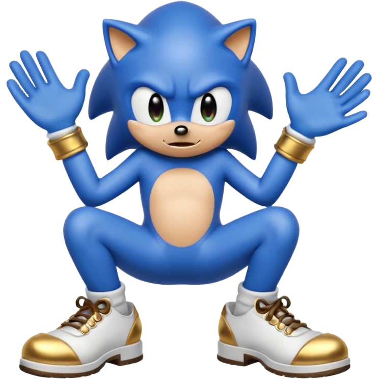 Sonic pooping emoji