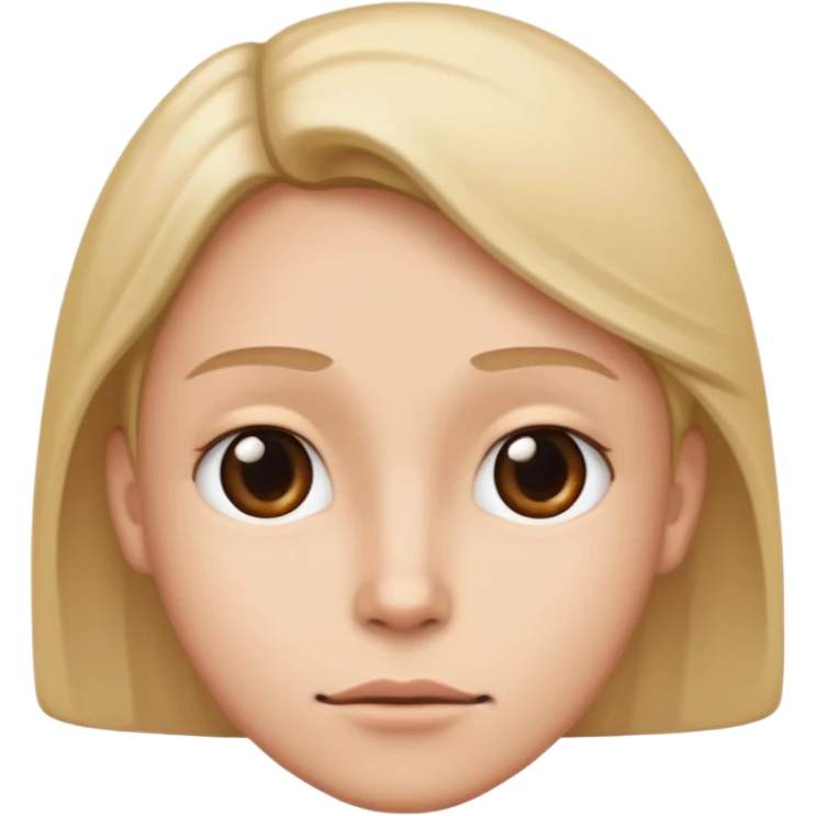 Um rosto olhando pro lado em forma de irônia emoji