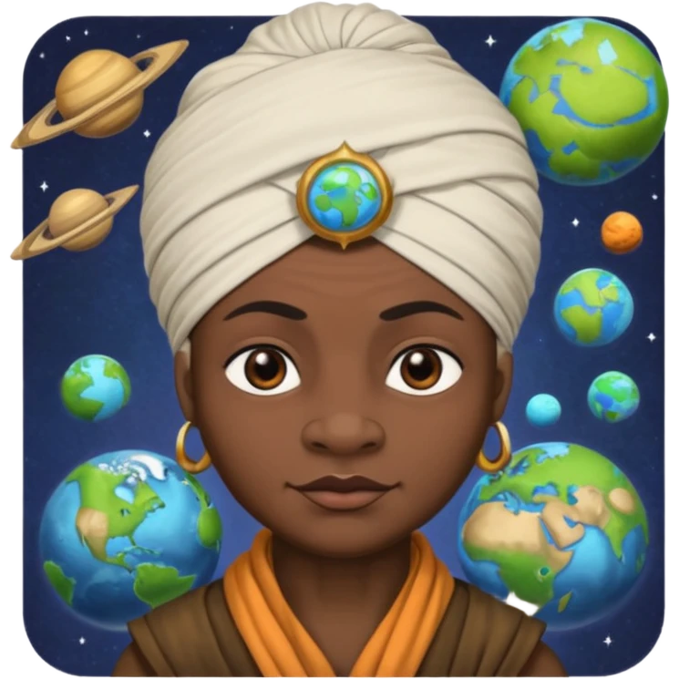 🪐👳🏾‍♂️👹  mezclados y hazme un emoji con esos tres emoji