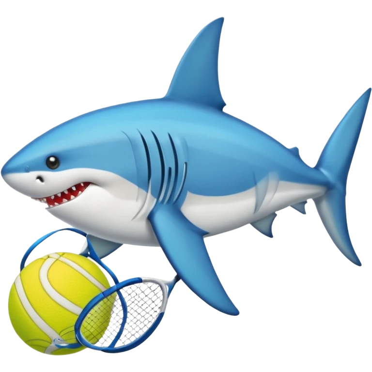 Tiburón con tenis  emoji