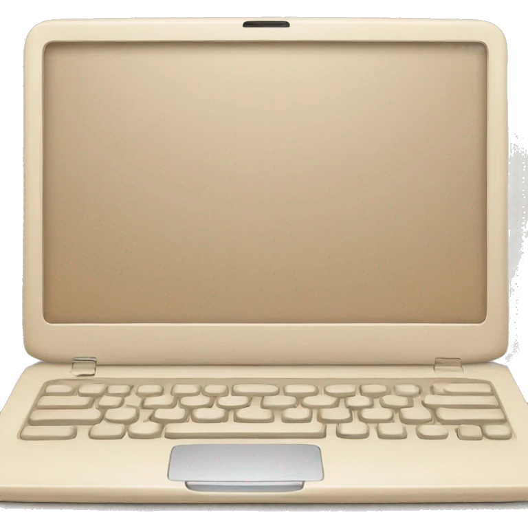 beige laptop emoji