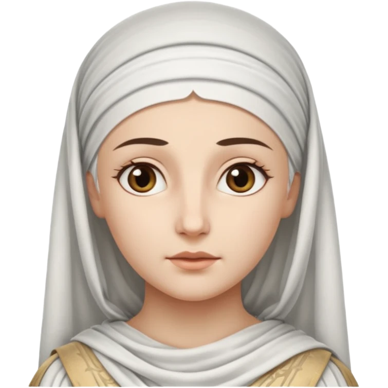 ancient greek woman with head covering emoji