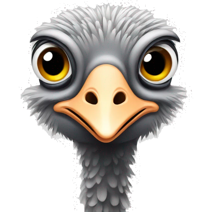 ostrich emoji