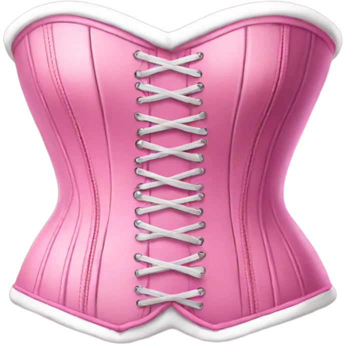 Pink corset emoji