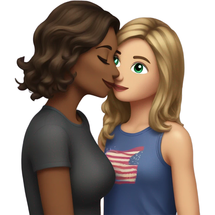 caitlyn kissing taylor emoji