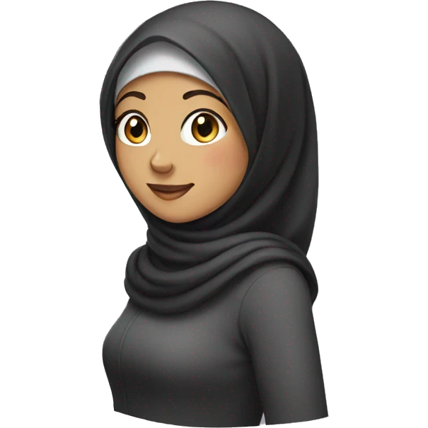 a girl wearing hijab emoji