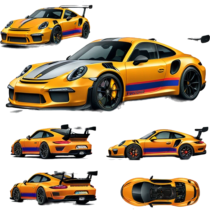 Porche 911 gt3 rs emoji