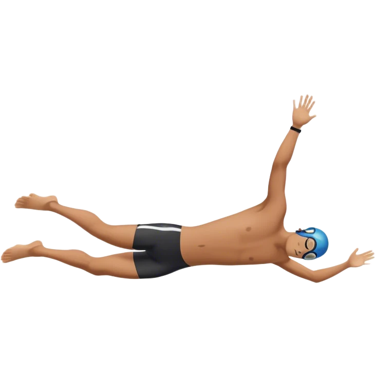 A diver mid-air after jumping off a head diving pool,  Below him, a pool labeled "Confidence". A subtle 5-4-3-2-1 on the diving board shows they took the leap despite fear. emoji