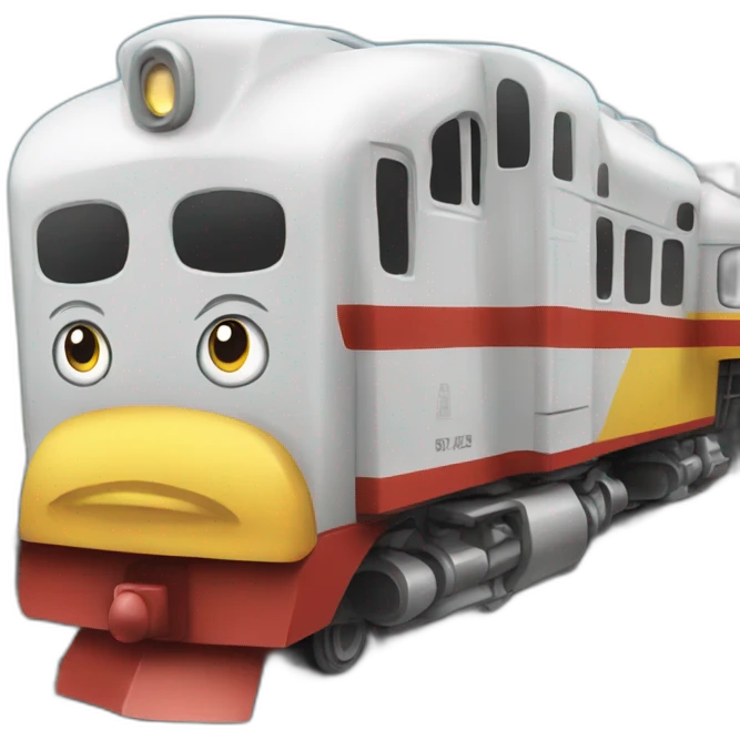 Toys realistic train emoji