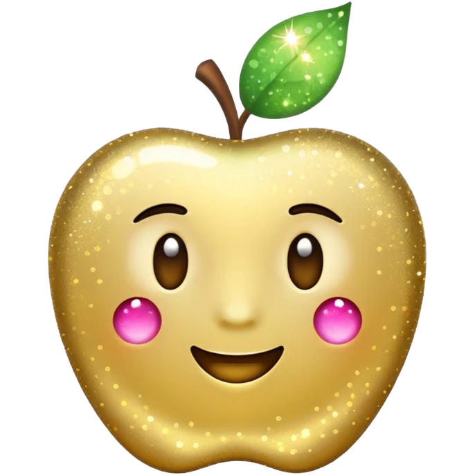 sparkle emoji, apple style, simple, bright, no text emoji