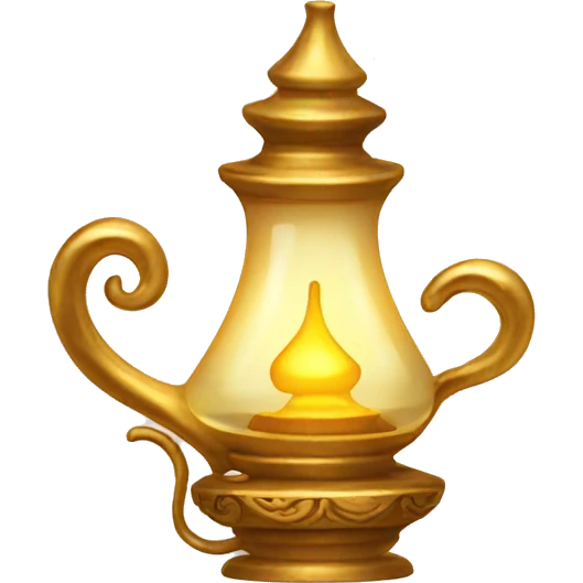 Genie lamp emoji
