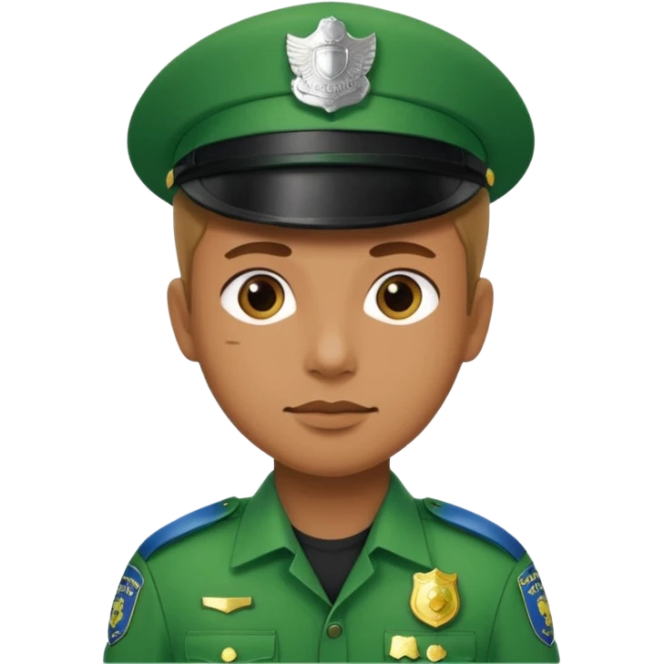 green police unfiorm emoji