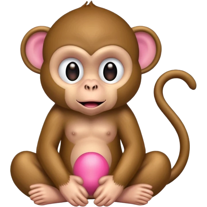 Monkey with his anus emoji
