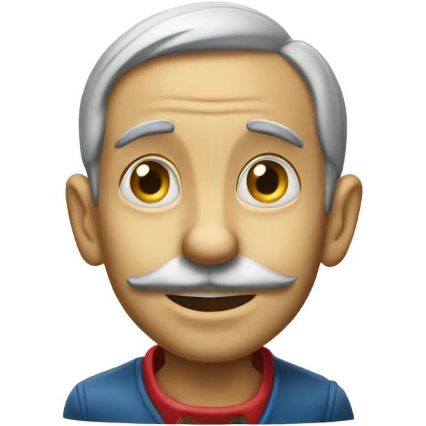 Pinocchio and him lying emoji