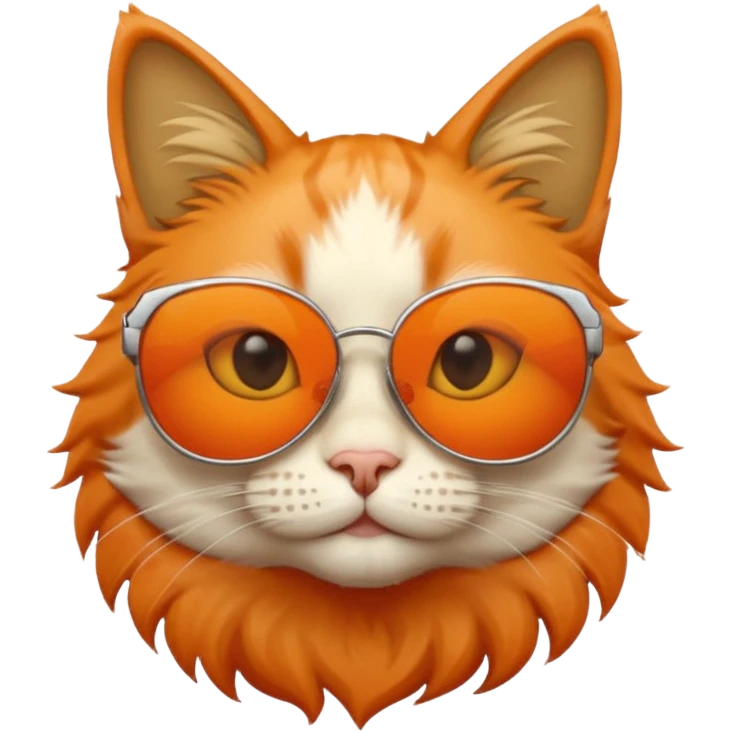 Cat wearing sunglasses emoji