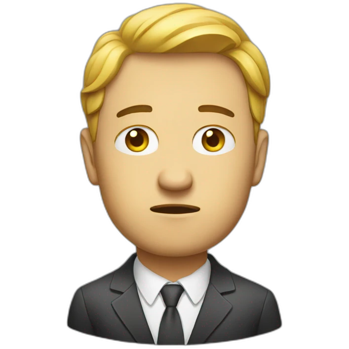 sad investor emoji