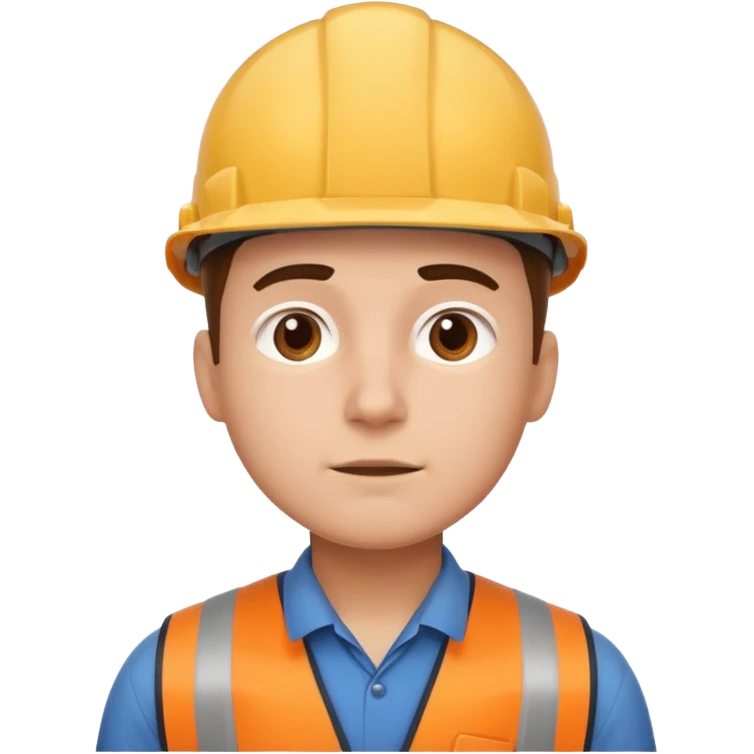 engineer looking up emoji