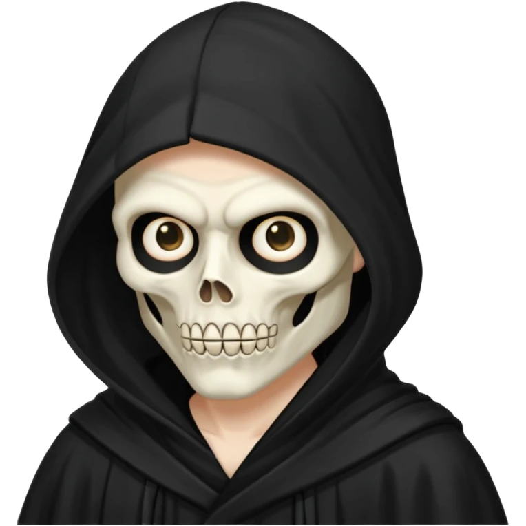 grim ripper without showing his face just him in his black rope emoji