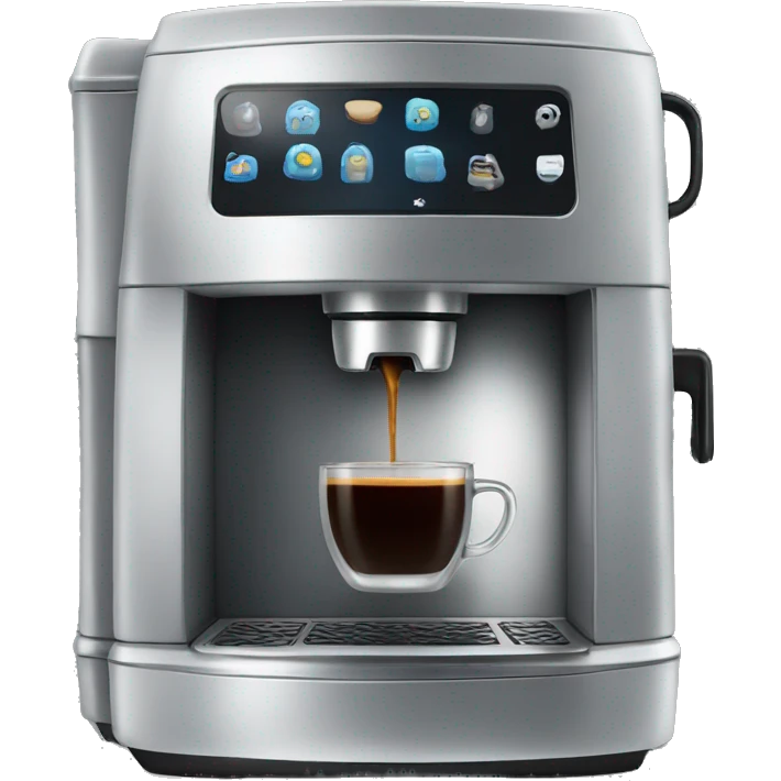 black coffee machine emoji
