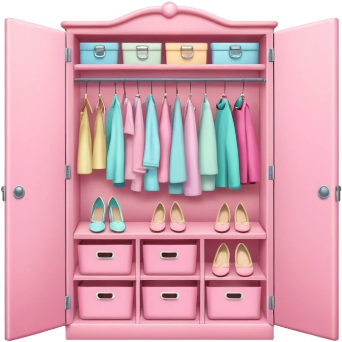 Pink closet emoji