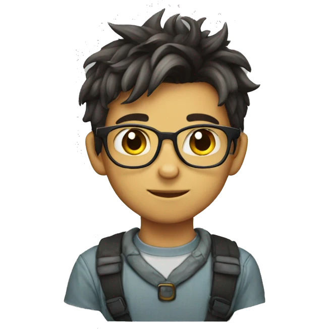 nerdy catboy emoji