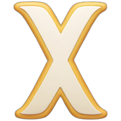 Letter X emoji