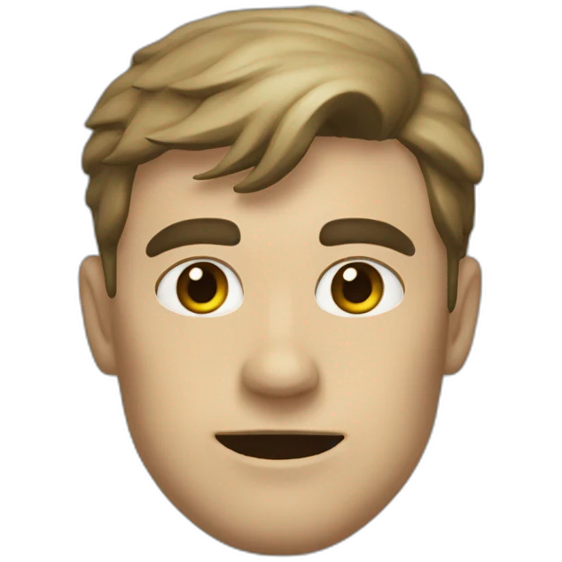 Batman de cabeza emoji