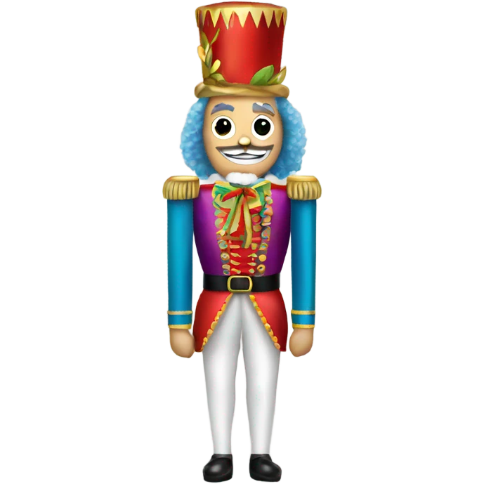 rainbow nutcracker emoji