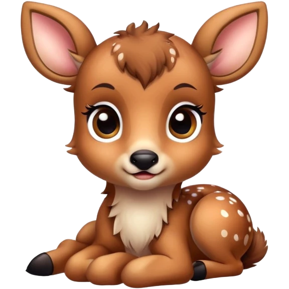 Cute baby deer fever emoji
