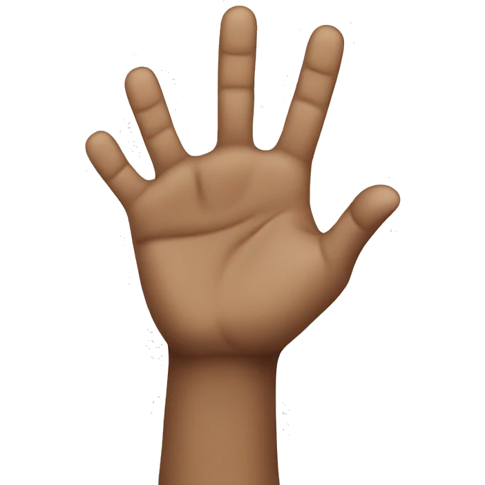 Left and right finger checking emoji