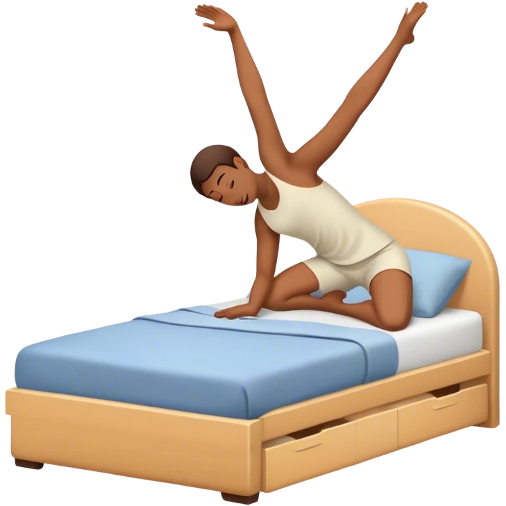 Getting out of bed  emoji
