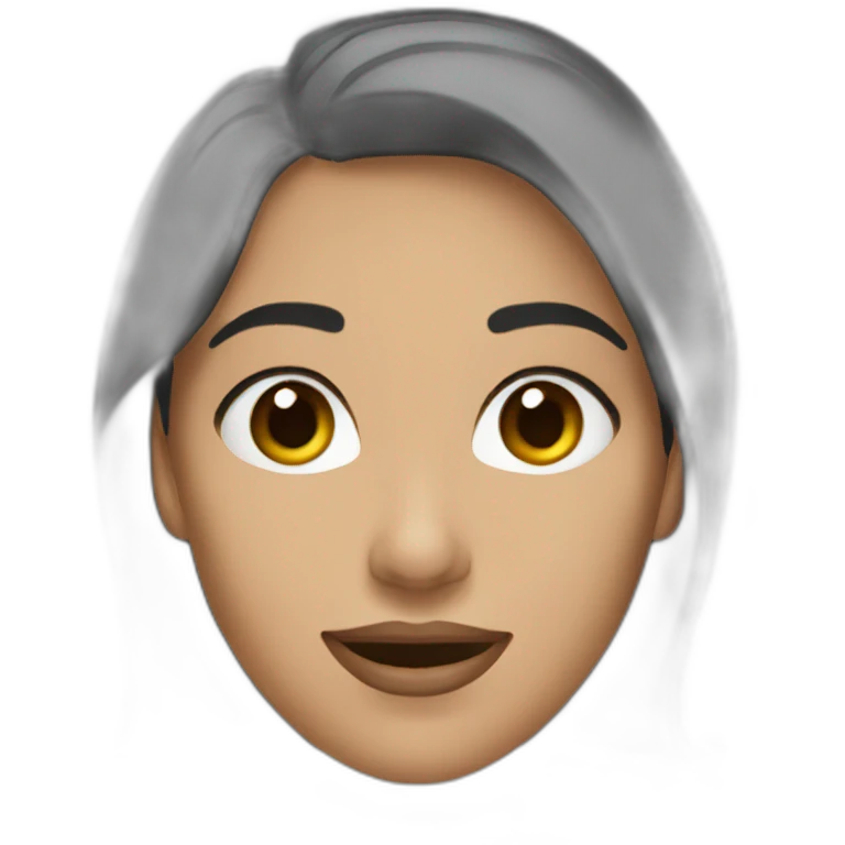 Rosto de mulher branca árabe  emoji