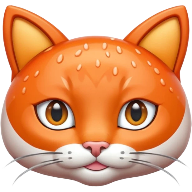 make a salmon with cat ears emoji