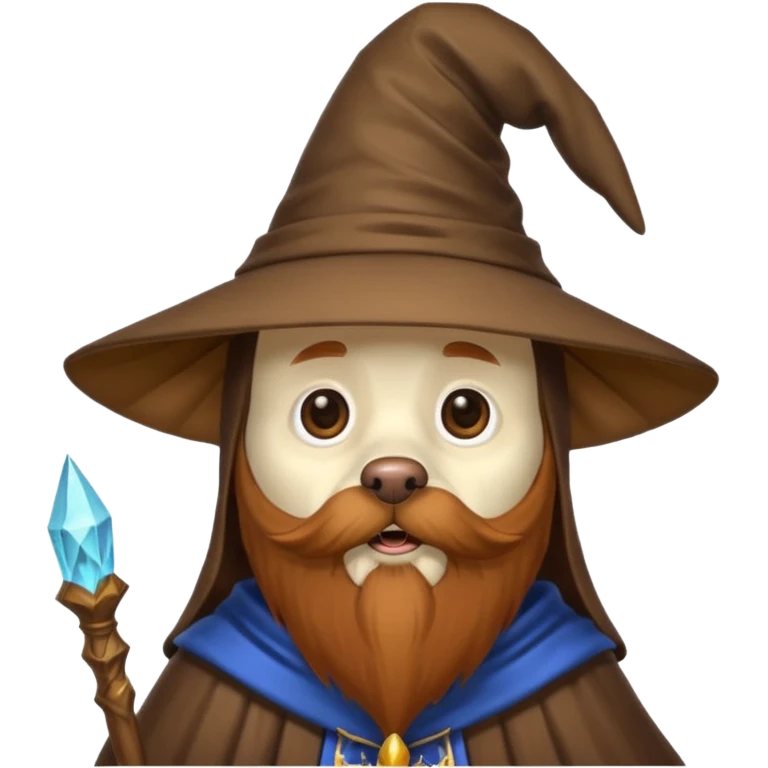 Dog wizard emoji