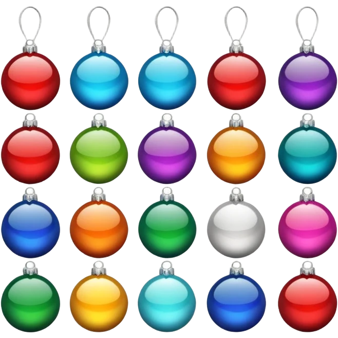 pelotas de navidad emoji