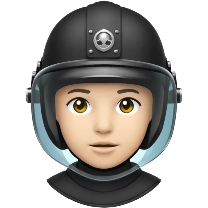 riot helmet emoji