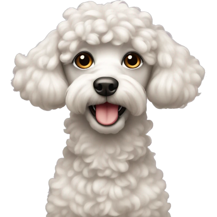 fancy French caniche emoji