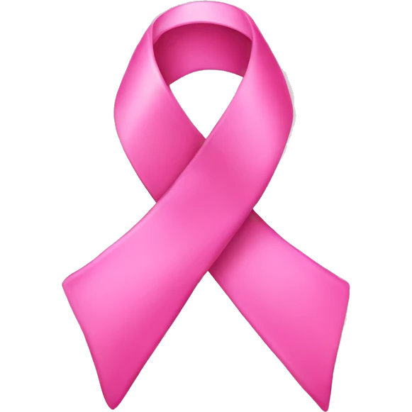 Pink ribbon emoji