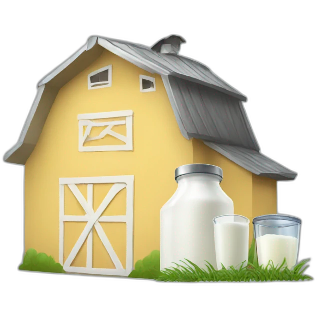 milk-farm emoji