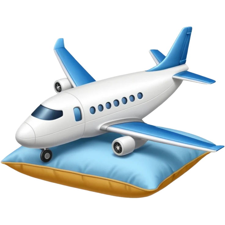 pillow to plane emoji