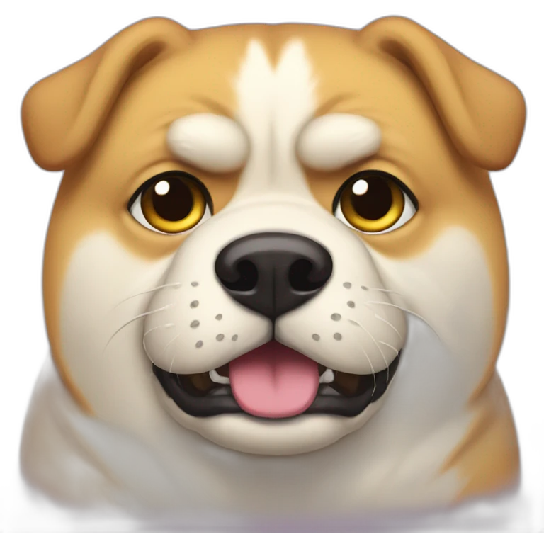 grumpy doge rainbow emoji