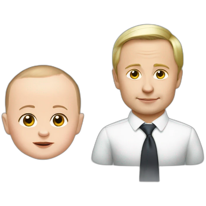 putin and zelensky baby emoji