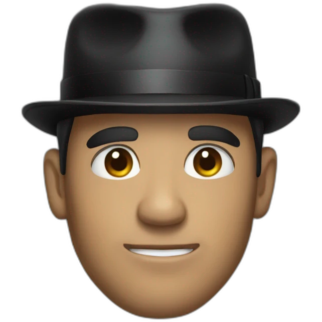 Men in black emoji