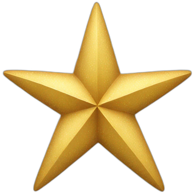 Four point star emoji