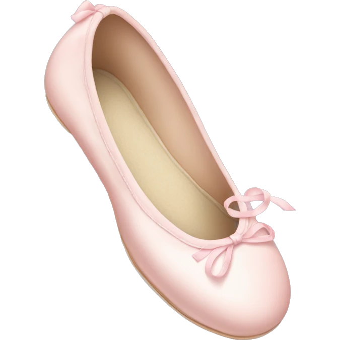 Pale pink ballet shoes emoji