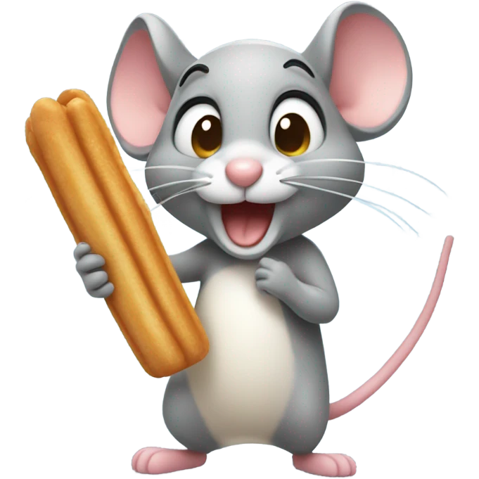 Mouse with a churro emoji