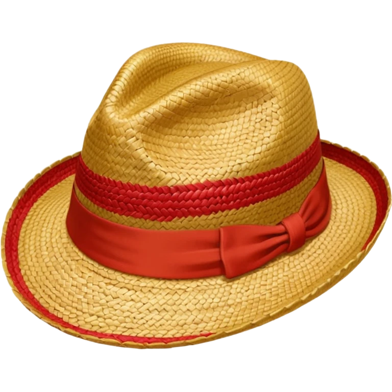 Sombrero de paja de la serie one piece emoji